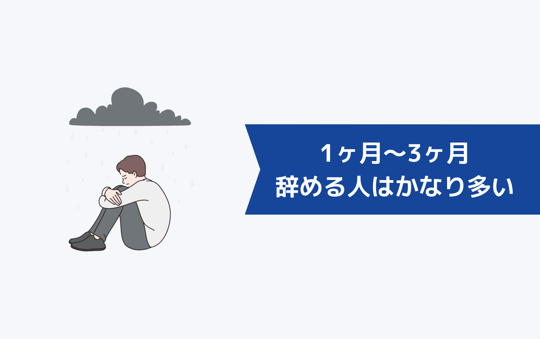 正社員を1ヶ月〜3ヶ月で辞める人はかなり多い
