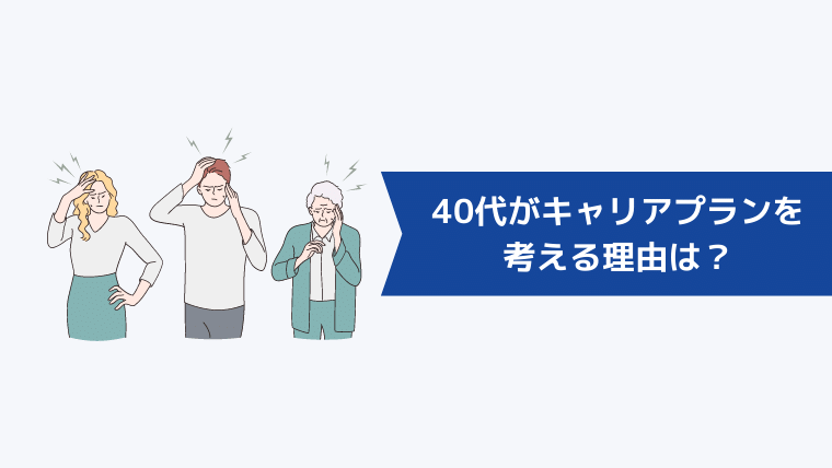 40代の方がキャリアプランを考える理由は?